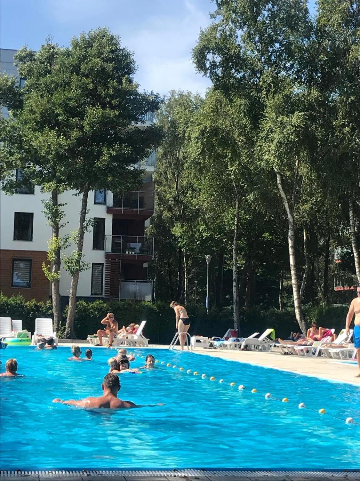 Apartament Polanki Z Basenem Blisko Plazy Kołobrzeg Exterior foto